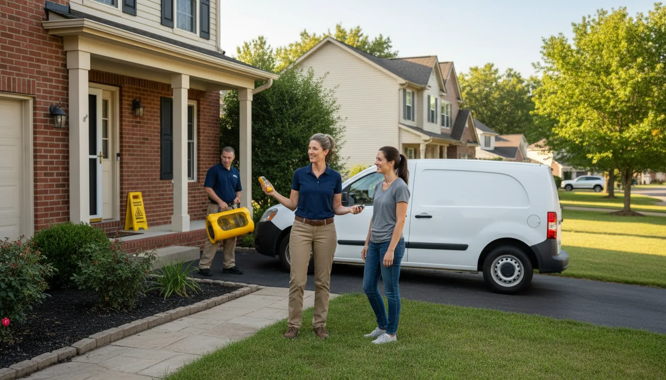Residential water damage restoration in Virginia City, MT